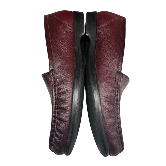 SAS Simplify Everyday Moccasin Loafer Antique Wine Women Sz 9.5N Leather Comfort - Picture 6 of 7